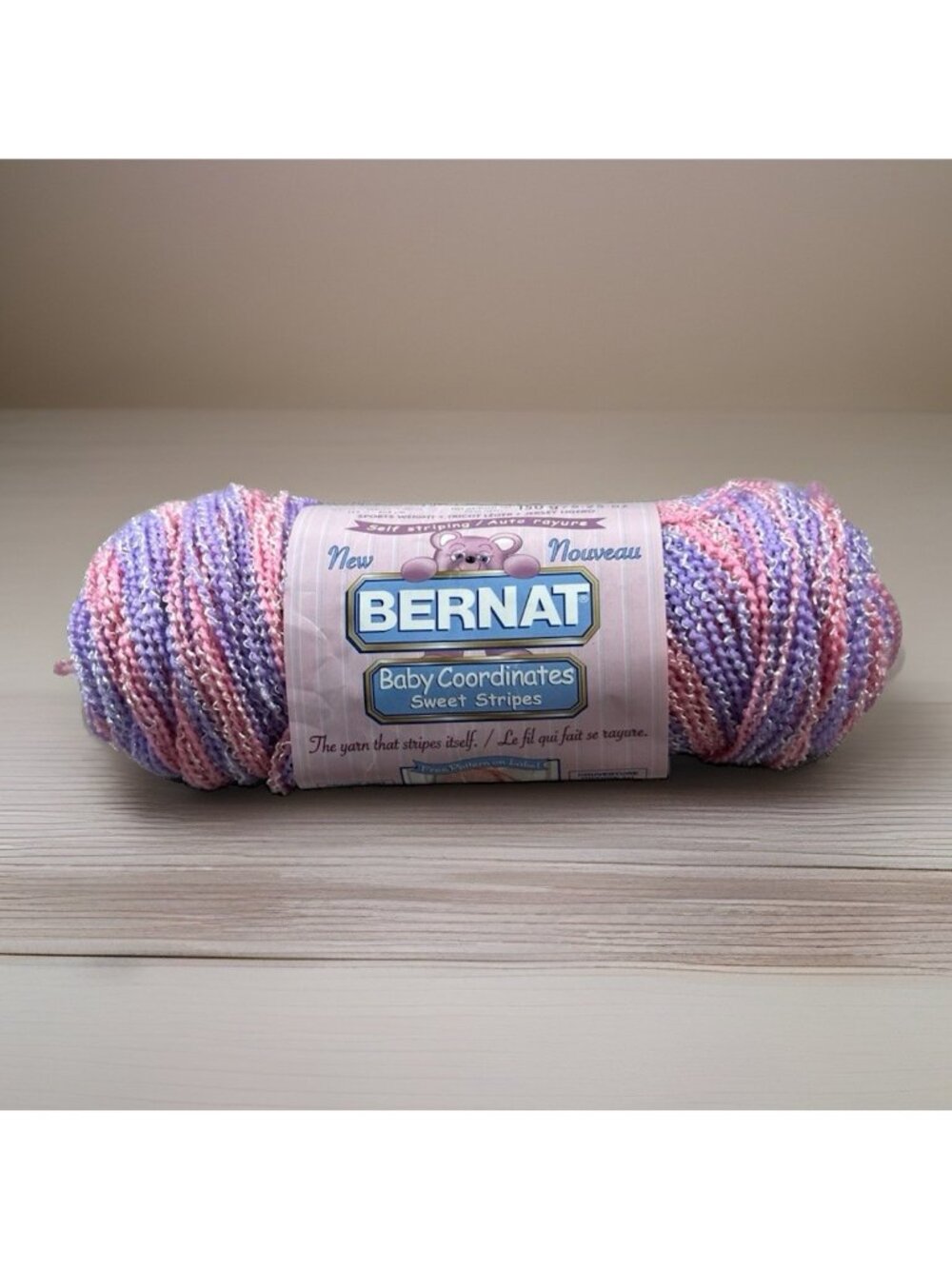 Bernart Baby Coordinates Sweet Stripes Candy Stripes Vintage Purple And Pink 910